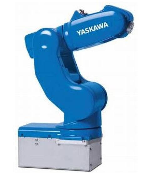 A Yaskawa robot used for material handling and palletizing